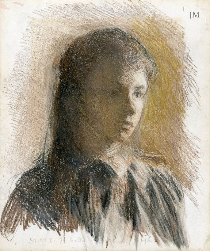 Sir George Clausen RA - The artist&#39;s daughter, Margaret | MasterArt
